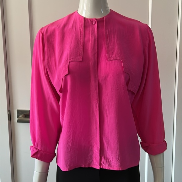 Chocolates Vintage Silk Blouse - Picture 1 of 16